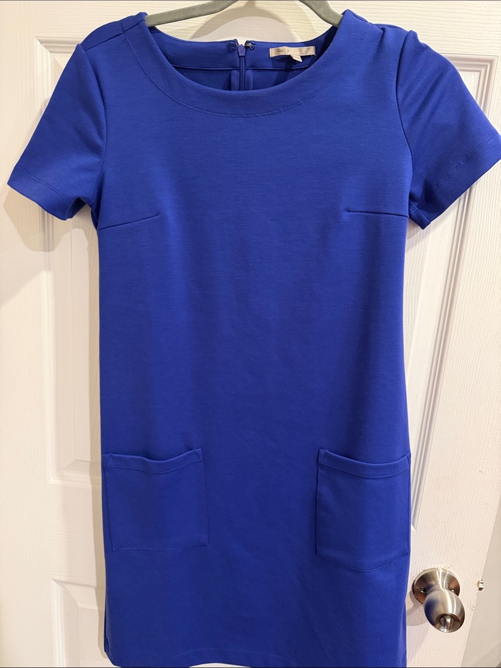 GAP Short Sleeve Pocket Dress in Royal Blue